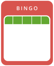 1 Linie horizontal im Online-Bingo