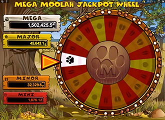 Mega Moolah Jackpot Wheel