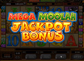 Mega Moolah Jackpot Bonus Logo