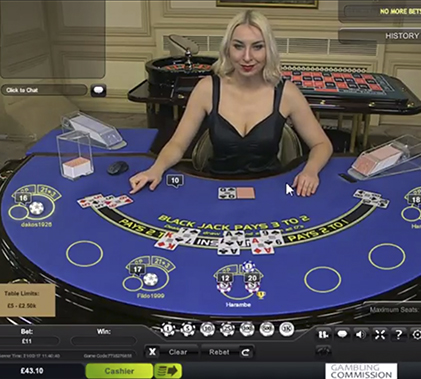 Gala Live Dealer Screenshot 1